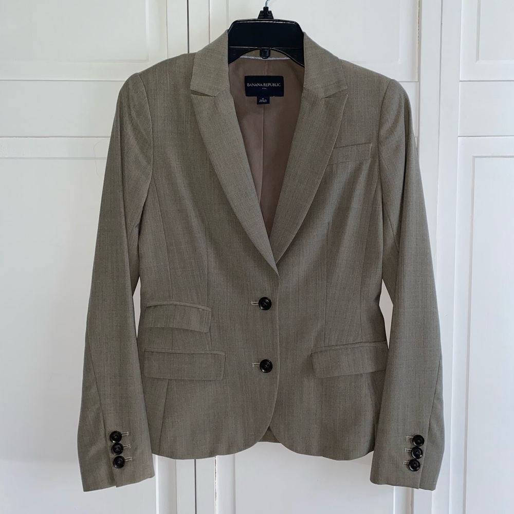 Banana Republic Skirt Suit